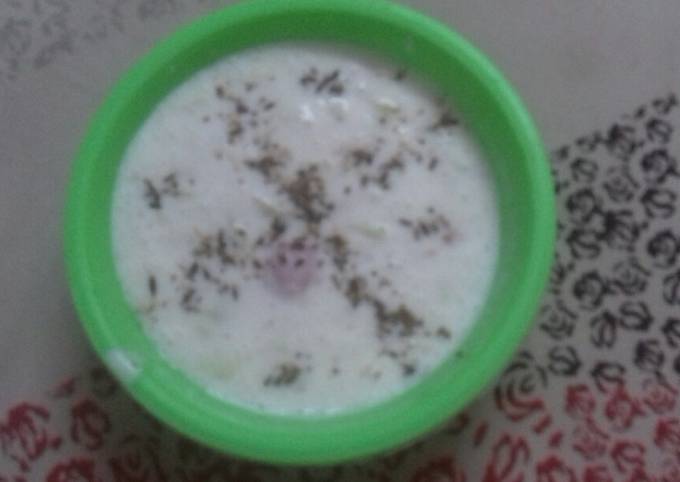 Recipe of Bobby Flay Comfort veg raita