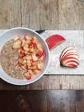 Apple pie oatmeal