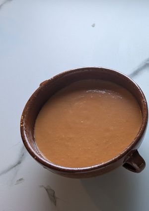 Una foto de Gazpacho casero