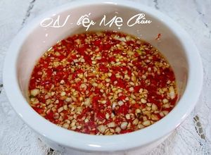 Hình của món Nước mắm bánh bột lọc.