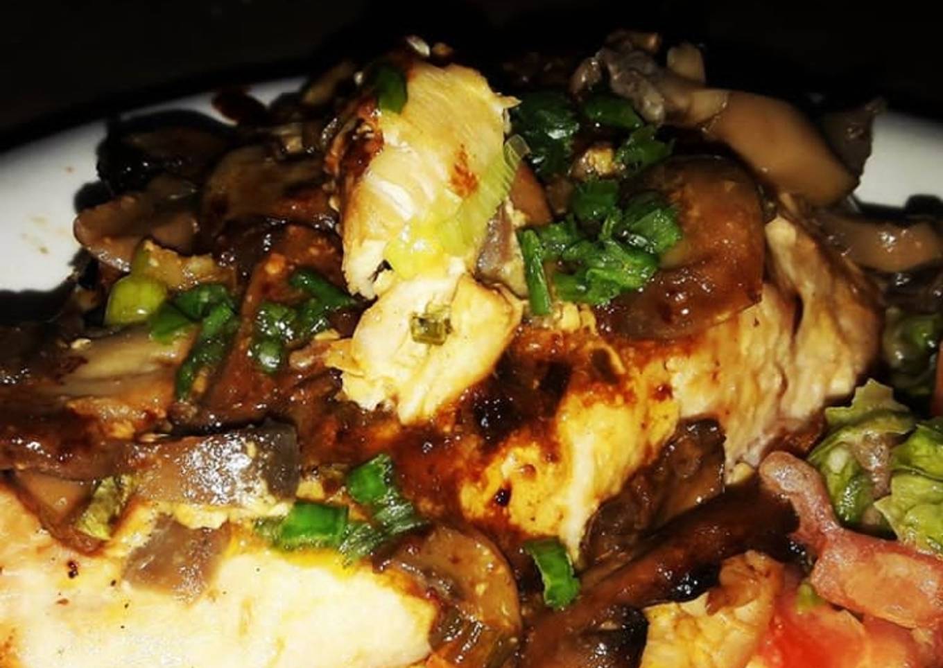 Pechugas de pollo con Champiñones