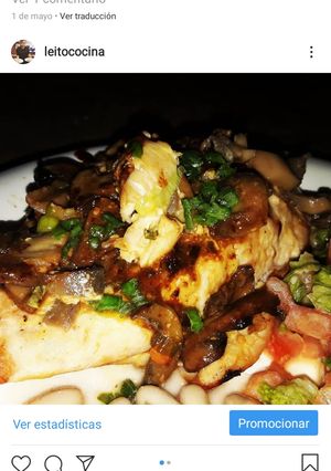Una foto de Pechugas de pollo con Champiñones