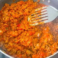 A picture of Lasagna- Traditional style 🍅.