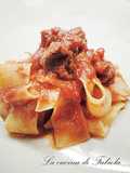 Pappardelle al sugo di cinghiale