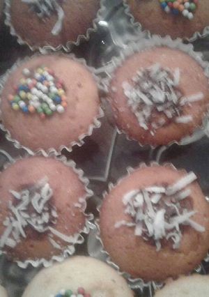 Una foto de Muffins de coco