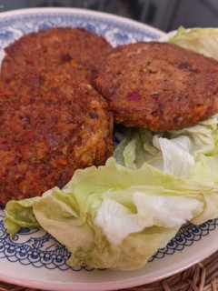 Una foto de Hamburguesas de Cochayuyo al Horno