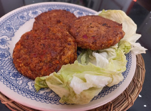 Una foto de Hamburguesas de Cochayuyo al Horno