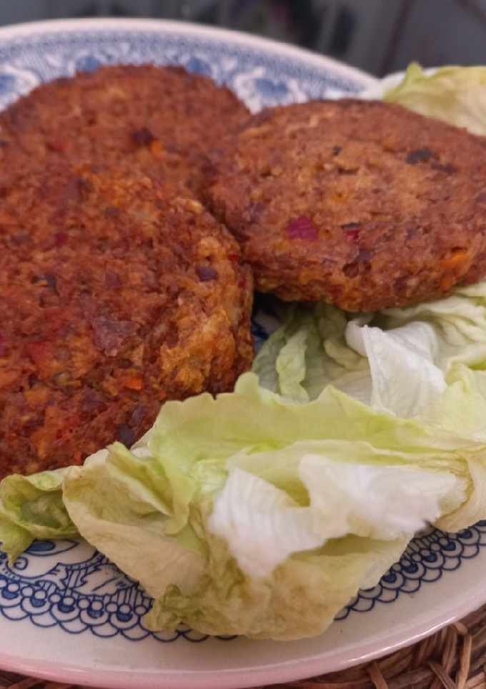 Una foto de Hamburguesas de Cochayuyo al Horno