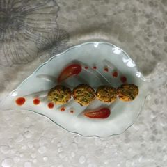 A picture of Spinach patties.