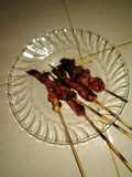 Sate ayam bumbu merah