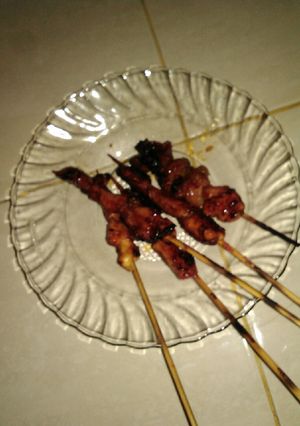 Foto resep Sate ayam bumbu merah