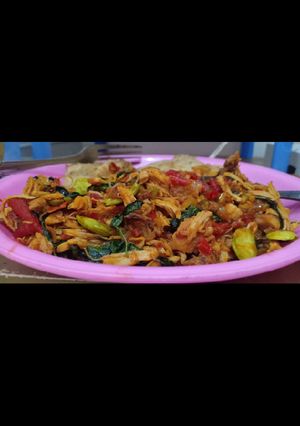 Foto resep Ayam suwir Pete Kemangi