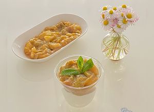 Une photo de Compotée de Pommes /Rhubarbe