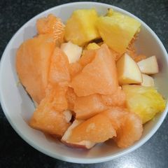 A picture of Simple Apple, Pineapple And Rockmelon Salad.