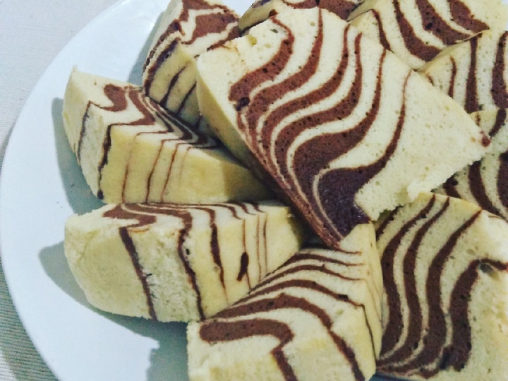 Cara Membuat Bolu Zebra Putih Telur Enak Dan Mudah