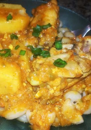 Una foto de Fideos con Tuco de pollo😋