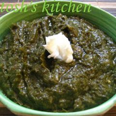 A picture of Sarso ka saag.