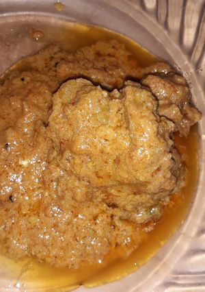 A picture of Achar Gosht.