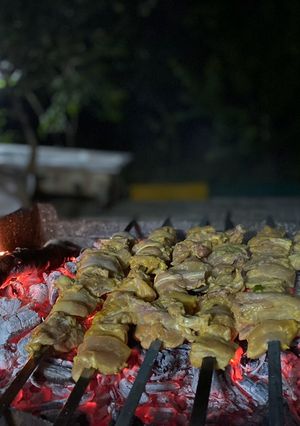 عکسی از دستور جوجه کباب ذغالی