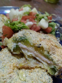 Una foto de Milanesas de zapallitos rellenas (sin gluten)