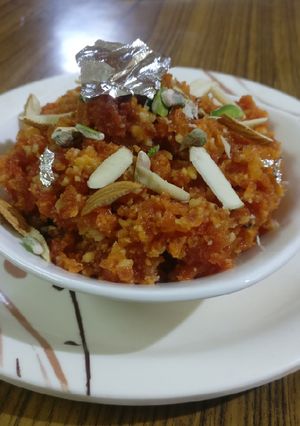 A picture of Gajar ka halwa.