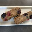 Blondie aux fruits rouges vegan