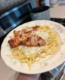 Grilled Chicken with Alfredo Sauce