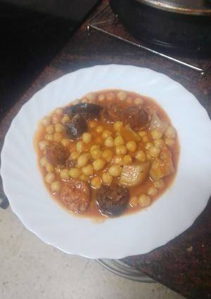 Una foto de Garbanzos con sacramentos