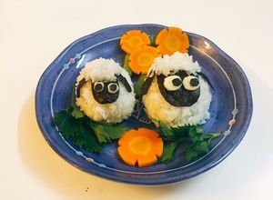 Hình của món Cơm cừu cho bé.