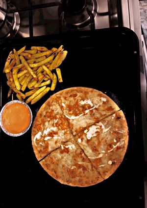 صورة لوصفة بيتزا بصلصة الرانش Ranch Pizza 🍕