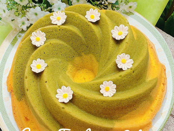 Standar Resep gampang bikin Greentea Lemon Cake dijamin sedap