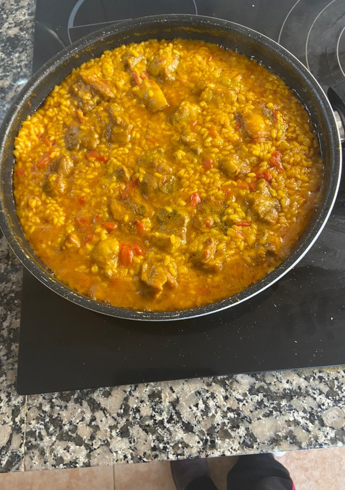 Una foto de Arroz con costillas de cerdo