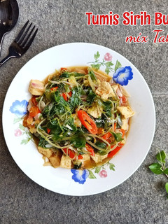 Foto resep Tumis Sirih Bumi mix Tahu