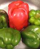 Pimientos asados en la Olla a Presión o Exprés y aliño