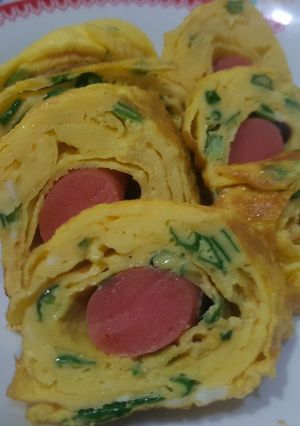 Foto resep Telur dadar gulung sosis