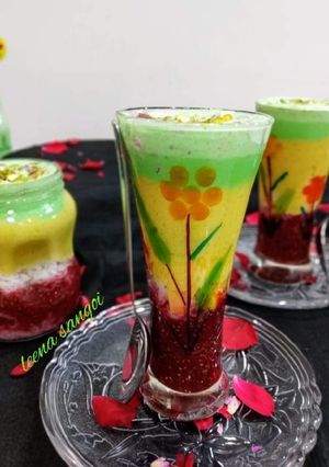 A picture of Persian dessert falooda with Indiantwist.