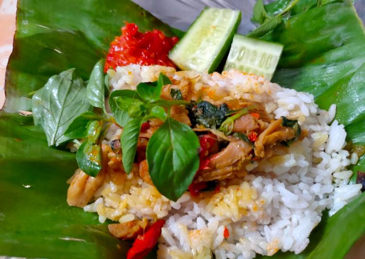 Nasi Bakar Ayam Kemangi 🌿☘??