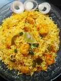Restaurant style prawn rice