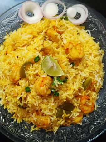 Easy Way Prepare Recipe Restaurant style prawn rice that is So Delicious, Addictive}