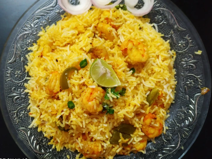 Easy Way Prepare Recipe Restaurant style prawn rice that is So Delicious, Addictive}