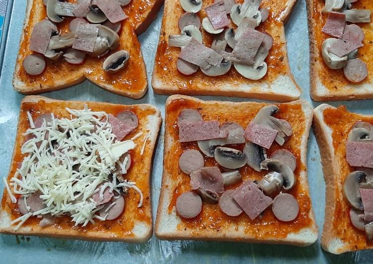 Pizza roti tawar