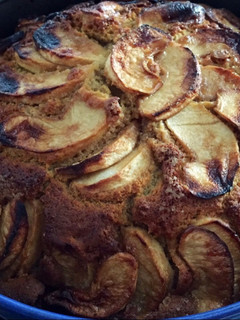 Una foto de Bizcocho de manzana