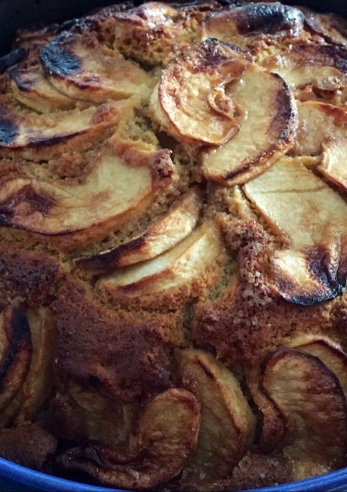 Una foto de Bizcocho de manzana