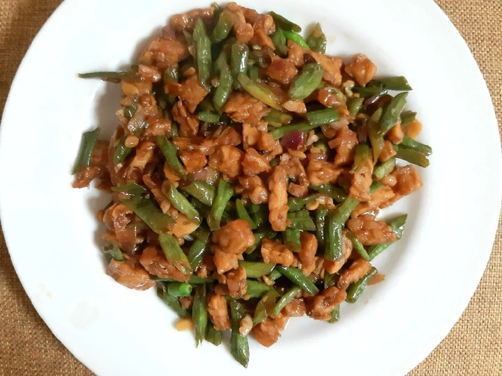 Langkah Mudah untuk Membikin Resep Tumis Tempe Kacang Panjang yang Lezat Sekali Anti Ribet, Mantap Sekali