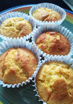 Una foto de Muffins de mandarina y zapallo
