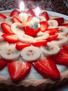 صورة لوصفة تارت بالفواكه 🍓🍌 تصلح لجميع المناسبات