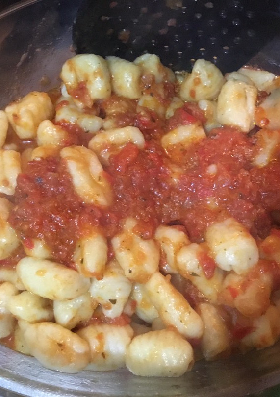 Una foto de Ñoquis de papas y harina 0000
