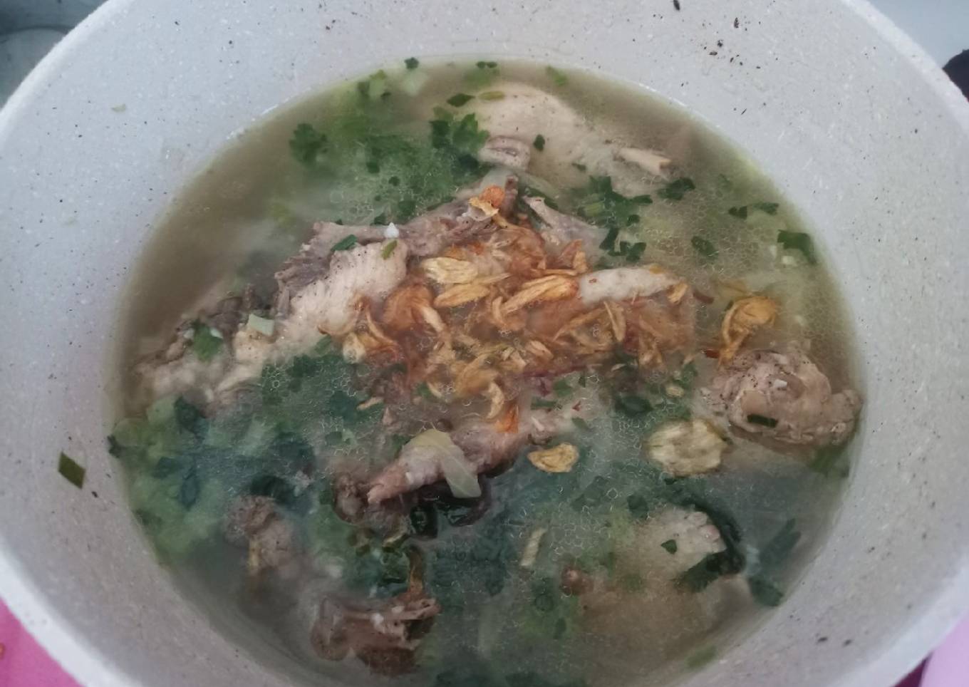 Sup Ayam Bawang