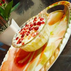 Sabudana Fruit Custard A picture of Sabudana Fruit Custard.
