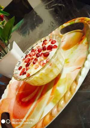 A picture of Sabudana Fruit Custard.